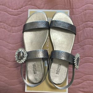Michael Kors sandals silver
